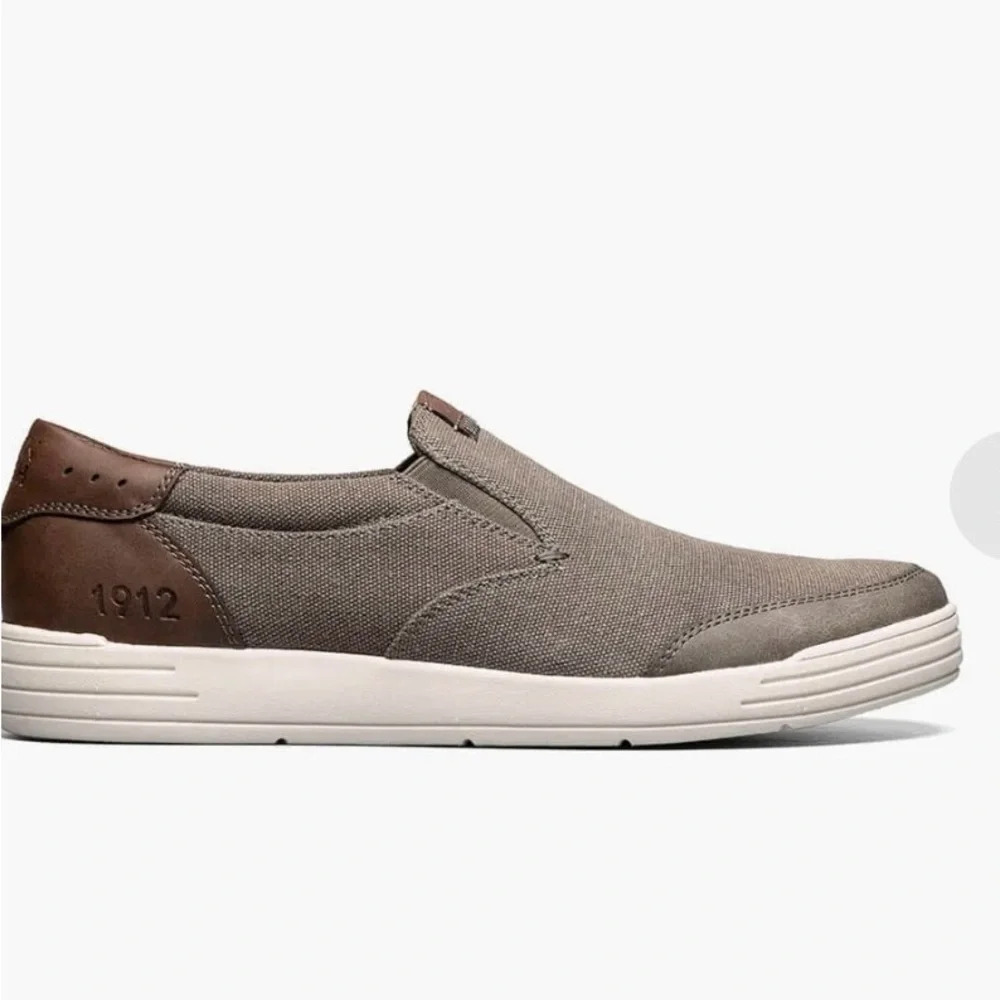 Nunn Bush Kore City Walk Moc Toe Slip On | Cement | NIB | Men’s | 8W - Picture 2 of 11